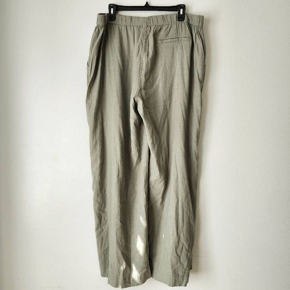 Caslon Wide Leg Pull-On Linen Blend Pants - Picture 5 of 6